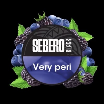 SEBERO BLACK Very Berry 200gr - Тютюн за наргиле себеро - Боровинка - къпина