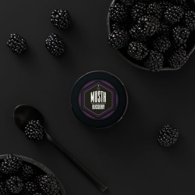 MustHave Tobacco Blackberry 125g - Черен тютюн за наргиле 