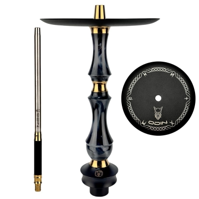 ODIN Hookah Epoxy Royal Grey - Луксозно наргиле с епоксидна смола