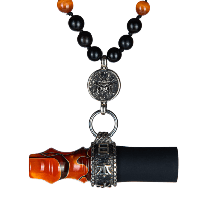 Japona Hookah Samurai Beads Orange - Персонален мундщук 