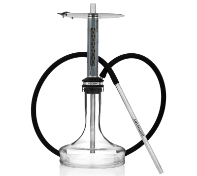 Geometry Hookah Techno Grey - Наргиле Geometry Hookah + ваза