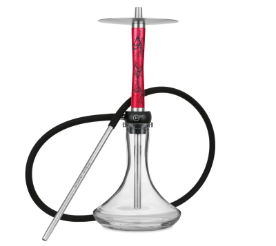 Geometry Hookah Little Bro Volt Pink - Наргиле Geometry Hookah + ваза