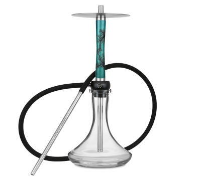 Geometry Hookah Little Bro Volt Turquoise - Наргиле Geometry Hookah + ваза