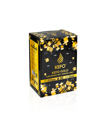 Kefo Gold 25mm Charcoal - Въглени за наргиле Кефо Голд