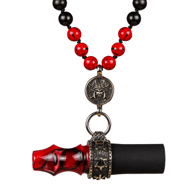 Japona Hookah Samurai Beads Red - Персонален мундщук за наргиле