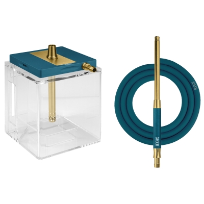 Shisha Hoob Atom Marine Blue x Gold x TR - Премиум наргиле