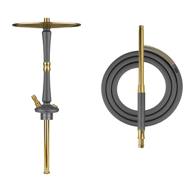 Shisha Hoob Go Space grey x Gold - Наргиле 