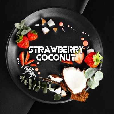 Black Burn Strawberry Coconut 200g - Тютюн за наргиле с вкус на ягода с кокос