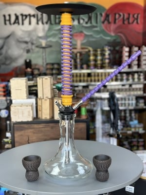 Mamay Customs Hookah Coilovers Big Yellow-Purple - Наргиле Мамай 