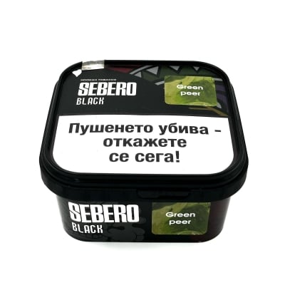 SEBERO BLACK Green pear 200gr - Тютюн за наргиле себеро - Круша