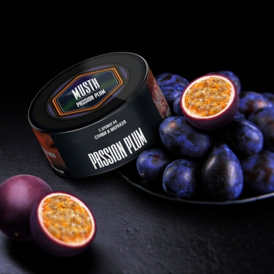 MustHave Tobacco Passion Plum 25g - Черен тютюн за наргиле 