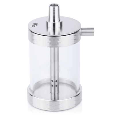 WD Hookah K1 Stainless Steel Travel Shisha - Малко наргиле 