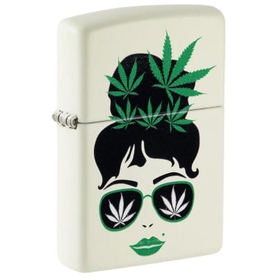 Запалка ZIPPO CANNABIS DESIGN DESIGN GLOW IN THE DARK 