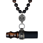 Japona Hookah Samurai Beads Brown - Персонален мундщук за наргиле