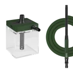 Shisha Hoob SubAtom Racing Green x Black - Наргиле Хууб