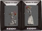 Комплект запалки ZIPPO - DAY OF THE DEAD SKELETONS