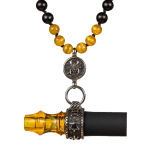 Japona Hookah Samurai Beads Yellow - Персонален мундщук за наргиле