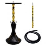 Shisha Mamay Customs Asian Mini Yellow/Black - Наргиле Мамай