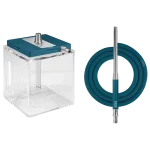 Shisha Hoob Atom Marine Blue x Silver - Наргиле Хууб