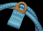 Кожен Маркуч за наргиле - Blue/White VMHandmade