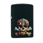 Запалка ZIPPO 3D SKULL SEA OF THIEVES PIRATE BLACK MATTE DESIGN