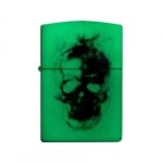 Запалка ZIPPO  - SKULL DESIGN GLOW IN THE DARK