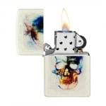 Запалка ZIPPO  - SKULL DESIGN GLOW IN THE DARK