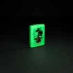 Запалка ZIPPO  - SKULL DESIGN GLOW IN THE DARK