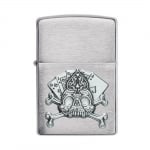 Запалка ZIPPO CARD SKULL 3D EMBLEM