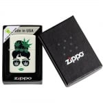 Запалка ZIPPO CANNABIS DESIGN DESIGN GLOW IN THE DARK 