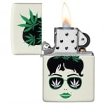 Запалка ZIPPO CANNABIS DESIGN DESIGN GLOW IN THE DARK 